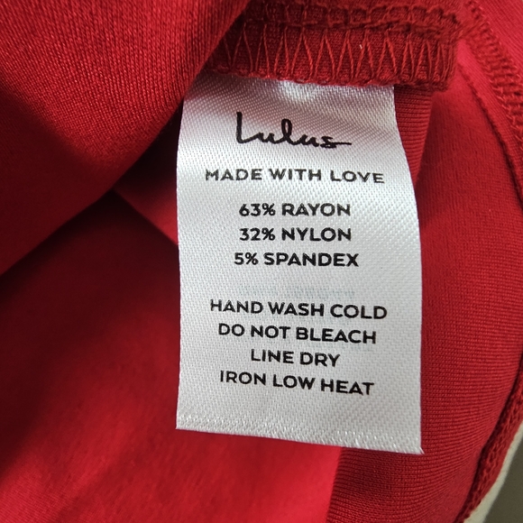 Lulus Cocktail Hour Red Wrap Dress - Picture 11 of 14